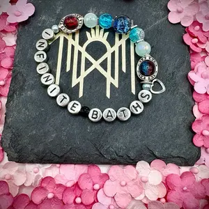Infinite Bath Bracelet with Colorful Beads and Unique Design for Stylish Accessory