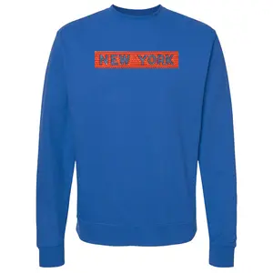 New York (Knicks blue/orange) crewneck sweatshirt