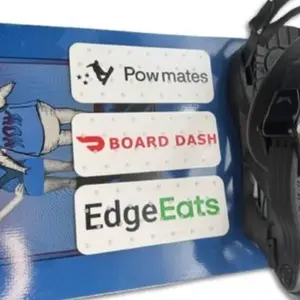 Stomp Pads - Food Delivery Parody - Studded Grip for Snowboards