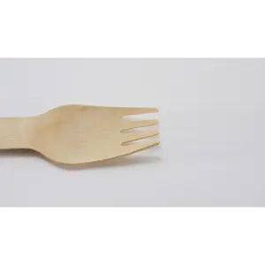 HARSHU Disposable Wooden Fork Set (100 per pack)