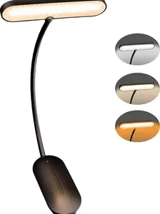 Book Lights for Reading at Night, Reading Light for Books in Bed, Portable LED with 3 Brightness Levels,80 Hours Runtime,Rechargeable Clip Lamp for Books,Magazines,Travel,Student,Adult,Night Readers