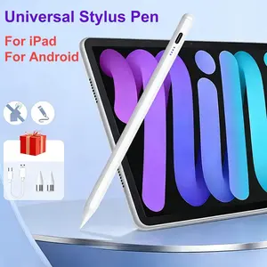 Sensitive Active Stylus Pen Rechargeable Universal Stylus iPad Pencil for iPad Android Tablets Lightweight Writing Painting Gaming Stylus for Samsung Tab Tablet Mobile Phone