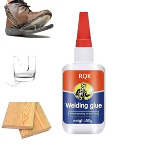 Strong Welding Adhesive, Instant Dry Glue, Quick Dry Adhesive, 10 Seconds Cure Time, Strong Adhesion, Multi-Purpose Adhesive for Plastic Metal Wood Ceramic Glass