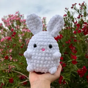 Crochet bunny plush