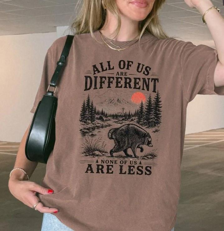 Jimothy Shirt, Jimothy Seattle Raccoon Tee, All of us are Different shirt, Disability Neurodiversity Pride shirt