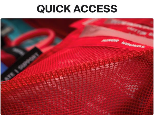 SURVIVEX Large Comprehensive First Aid Kit Ideal for  Car, Travel & Home - Emergency Kit for Hiking, Camping, Backpacking and Outdoors