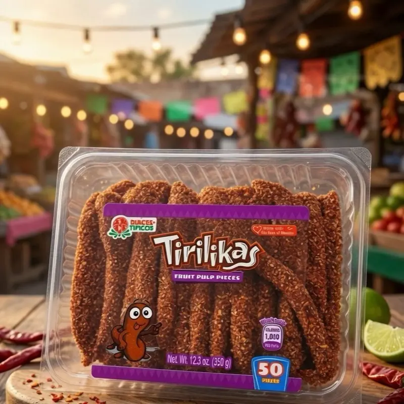 Tirilikas Natural Sweet Fruity Flavor Bite-Sized Fruit Pulp Snack, 12.3oz