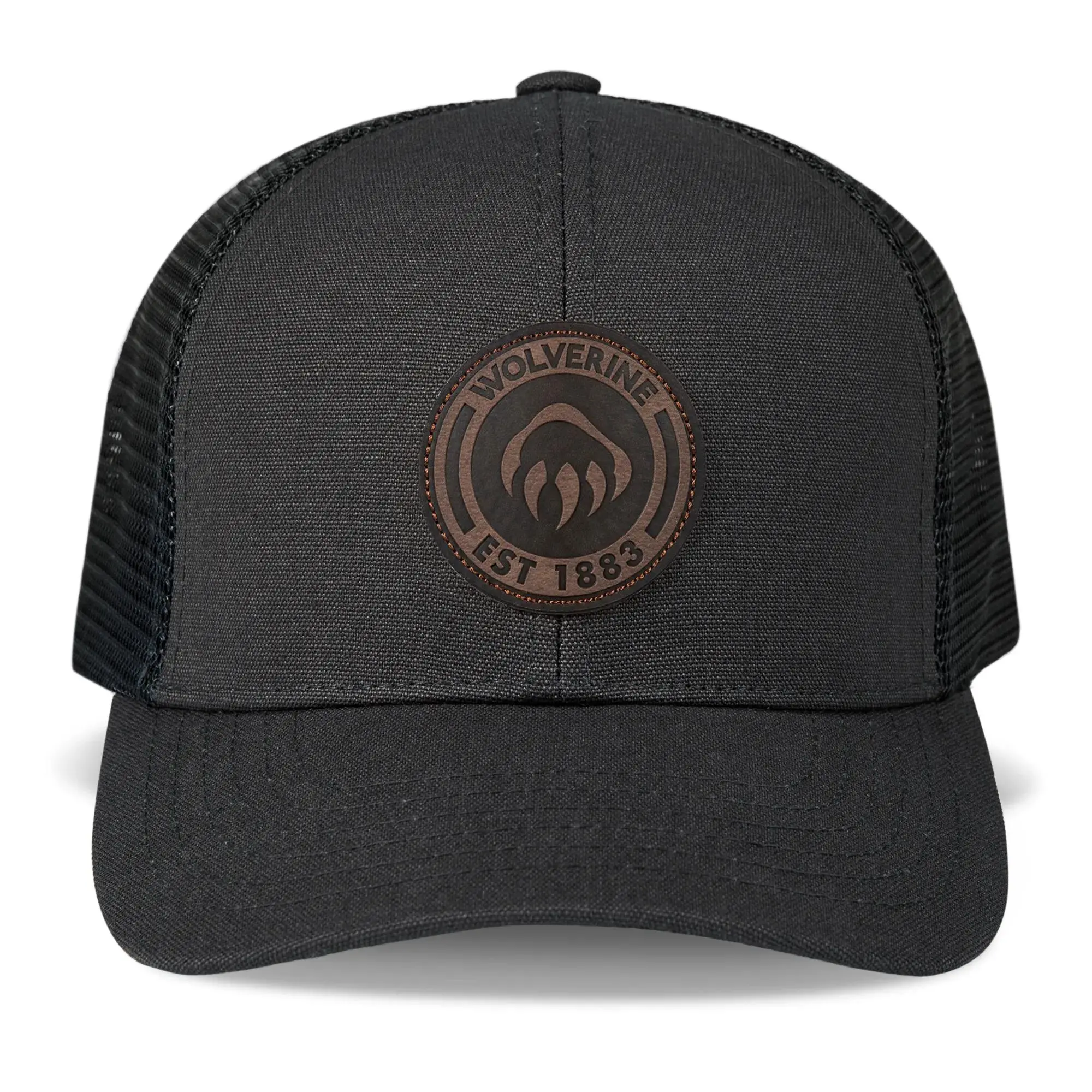 Wolverine Unisex 1883 Leather Patch Trucker Cap