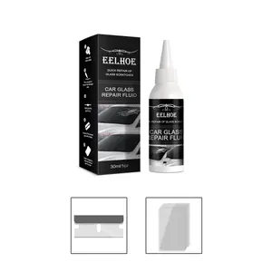 EELHOE Automotive Glass Repair Adhesive, Windshield Crack Repair Adhesive Repair Adhesive Glass Repair Adhesive Citrus Cleaner with Racing Oil