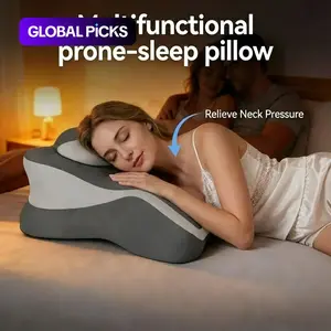 Multifunctional Ergonomic Pillow, Supportive Bolster, Bed Reading Support, Lumbar Neck Memory Foam Backrest, Phone Pad High Pillow, Must-Have for Lazy People #GLOBAL PICKS