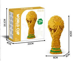 Sports Champion Trophy Micro Building Blocks - DIY 3D Puzzle Model