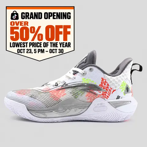 [ANTA Grand Opening] ANTA UNISEX KAI 1 Speed Basketball Shoes for Quick Cuts, Team Practice, Court Training and Game Day Kyrie Irving Brand Day