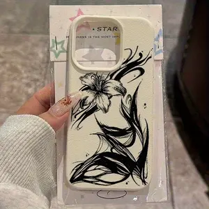 Vintage Floral Pattern Tpu Phone Case Cover, Accessories, Protective Anti-Drop Soft Shell for iPhone 11/12/13/14 Pro Max/15 Pro/16 Plus/16 Pro Max/17/17 Pro