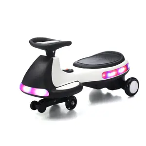 Kids Electric Ride on Car 12V  Electric Wiggle Car Gift for Christmas Day Birthday,LED Lights,Music,Anti-Rollover for Boys and Girls Ages 3+ Indoor/Outdoor