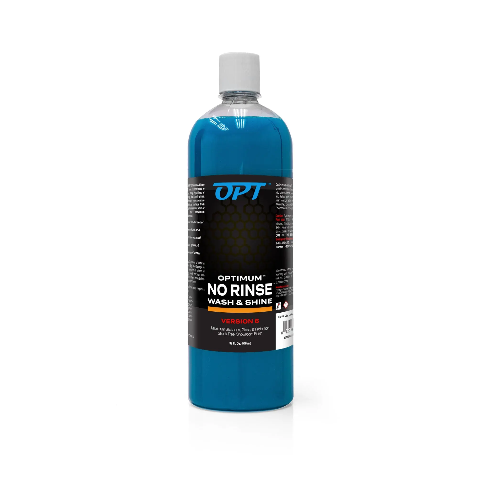 Optimum No Rinse Wash & Shine Version 6 Rinseless Car Wash