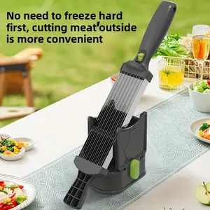 Multifunctional Manual Meat Grinder, Handheld Stainless Steel Fresh Meat Chopper, Easy Clean Portable Kitchen Tool