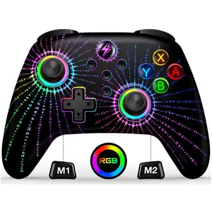 ESYWEN Wireless Switch Controller for Nintendo Switch Controller/Lite/OLED, LED Wired PC Game Joysticks - Wireless iOS/Android Remote,  Game Accessories Gamepad & Standard Controller