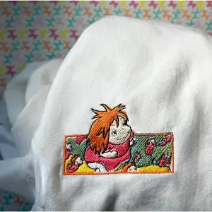 Ponyo Embroidered Sweatshirt