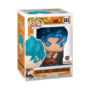 Funko Pop! Dragon Ball Super - SSG Goku w/ Kamehameha (MT) (Chalice Collectibles) #563 Exclusive Collectible Pop Vinyl Figure