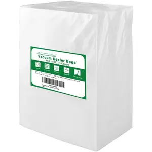 100 Quart Size 4mil 8x12Inch Vacuum Sealer Bags for ,,Heavy Duty,Sous Vide Vaccume Safe,Universal Design Pre-Cut Vacuum Seal Bags