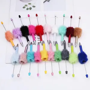 Beadable pen, fluffy pen,rhinestone pen,sugar pen,badge reel,book mark