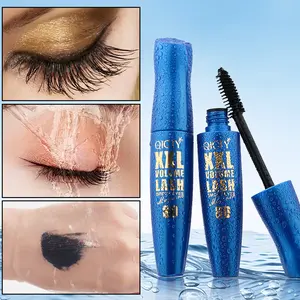 1PC waterproof and sweat resistant eye black, fast drying, natural, plump, durable, curly eye black, Beach Proof Mascara