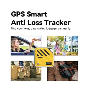 EYD TAG8 Magnetic Finder, SmartTrack security, waterproof, compatible only with Apple Find My Smart Tag, global positioning, orange.