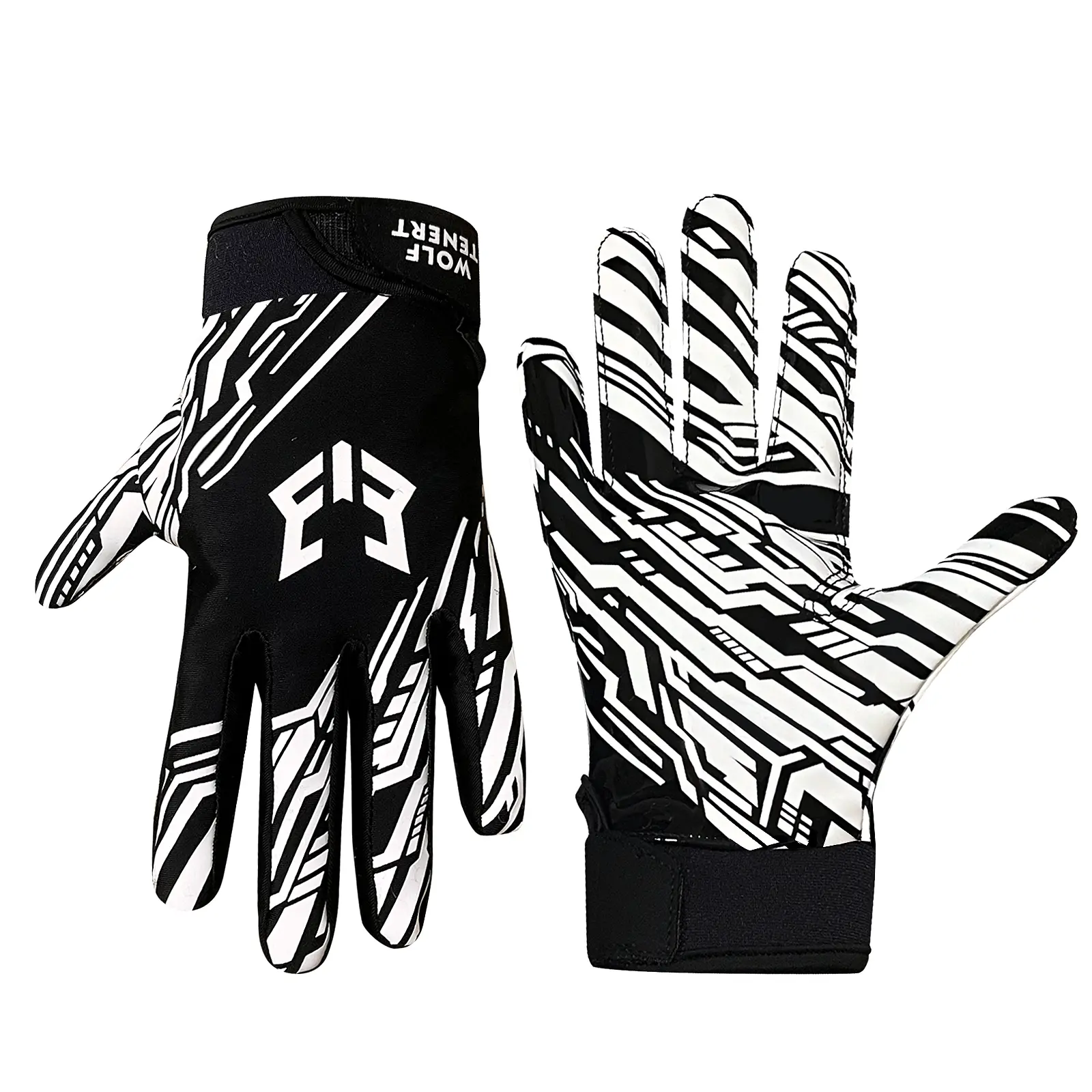 American Football Gloves, Silicone Enhanced Non-Slip Grip, Breathable and Durable, Unisex Adult Training and Competition, Quick Dry Rugby Gloves