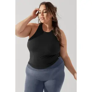 Not Your Typical Tank (Built-in Bra) - Black