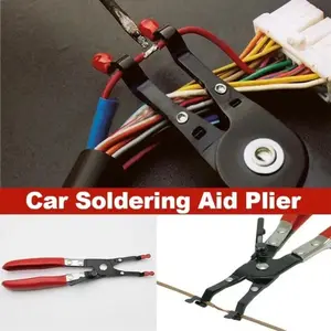 Car Soldering Aid Pliers, Universal Auto Soldering Aid Pliers, Holds 2 Wires, Innovative Auto Repair Tool, Wire Soldering Pliers, Disconnect Repair Tools