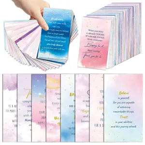 60pcs Positive Affirmation Cards, Vertical Cards for Daily Encouragement, Inspirational Quote Cards with Motivational Messages, Thank You Cards, Custom Message Card, Kindness Lunch Notes, Self-Care Gifts for Men & Women