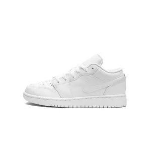 Air Jordan 1 Low GS "Triple White" 553560 136