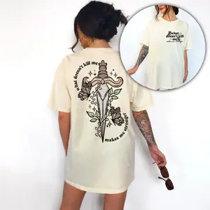 What Doesnt Kill Me Makes Me Stronger Womens Graphic T-shirt