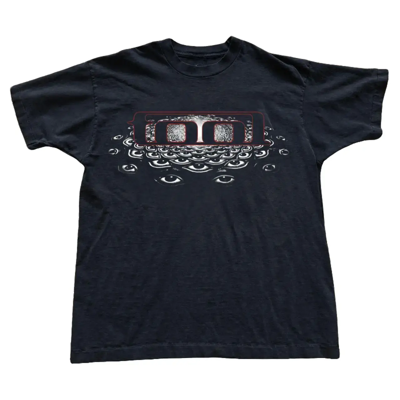 Tool Eyes Graphic T-Shirt, Vintage Alternative Metal Band Tee, Unisex Cotton Shirt, Retro Y2K Gothic Music Graphic T-Shirt, Tool Fan Streetwear Gift