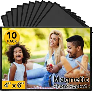 Magnetic Picture Frame 10 Pack 4 x 6 Inches Fridge Magnetic Photo Frames Magnetic Photo Frames Refrigerator