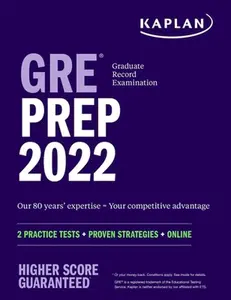 USED-GRE Prep 2022: 2 Practice Tests + Proven Strategies + Online by Kaplan Test Prep (Paperback)