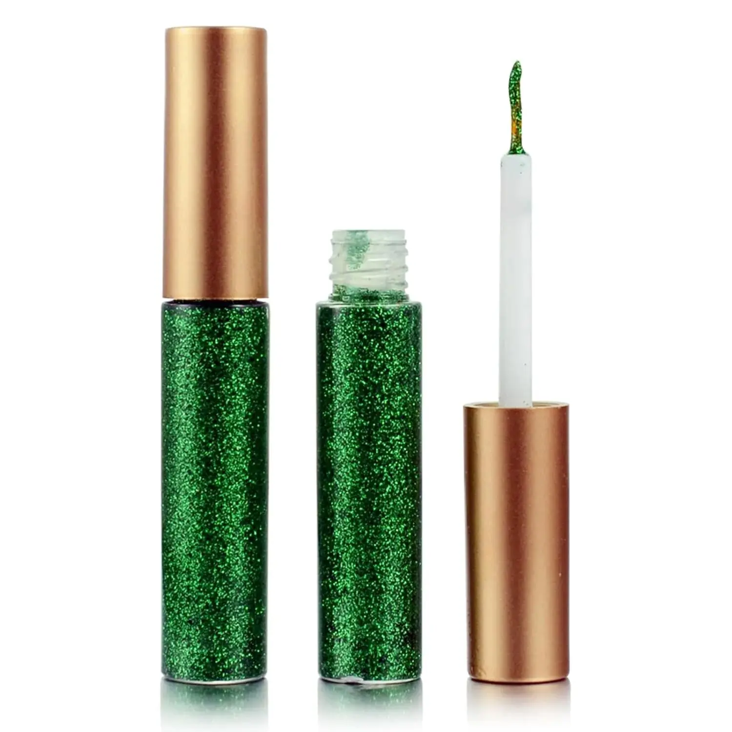 10-Color Glitter Liquid Eyeliner Set - Waterproof Longwear Eye Liner with Flexible Tip, High-Pigment Eye Makeup Products
