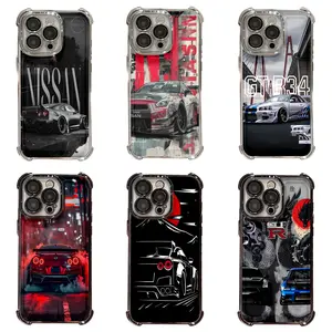 Cool Car G-GtR NS Fashion Phone Case For iPhone 17 16 15 14 13 12 11 Pro Max Air Plus Anti Fall Matte Protective Drop-proof Gift Unique Design