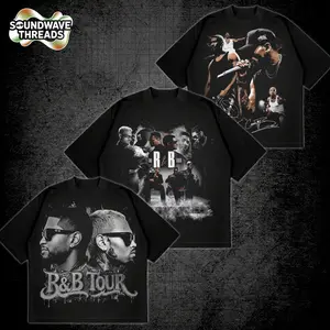 [Collection] The R&B Tour 2026 : Raymond & Brown Premium Cotton T-Shirt, R&B Music Duo Graphic Tee, Urban Hip Hop Soul Streetwear Shirt, Concert Tour Merch, Gift for R&B Fans, Vintage Music Tee