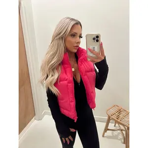 Taylor Puffer Vest (Pink)