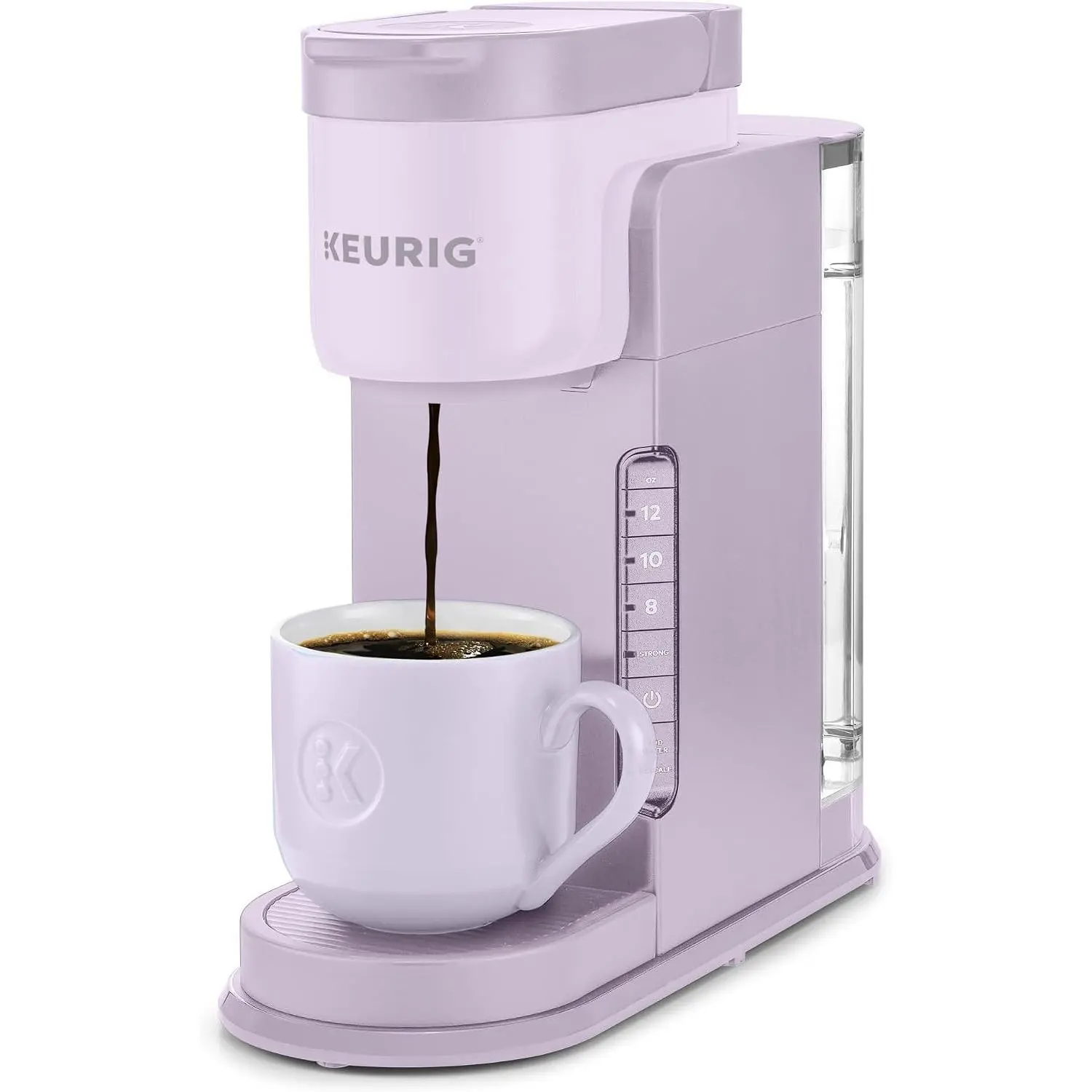 Keurig K-Express Single Serve K-Cup Pod Coffee Maker - 3 Brew Sizes, Strong Button, 42oz Removable Reservoir, Lavender (Household Kitchen Coffee Machine for Single Serve Brewing)