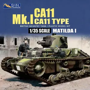Gecko 35gm0063 British Infantry Tank Mk.i (a11 Type I), Matilda I Military Model, Detailed Scale Model Kit, Collectible War History Toy