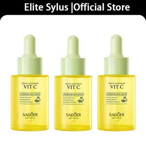 【BUY 1 GET 2 FREE】Green Tangerine Vitamin C Serum , VC Essence Liquid, Moisturizing Cream, Hydrating Facial Essence, Facial Toner For Women (30 ml)