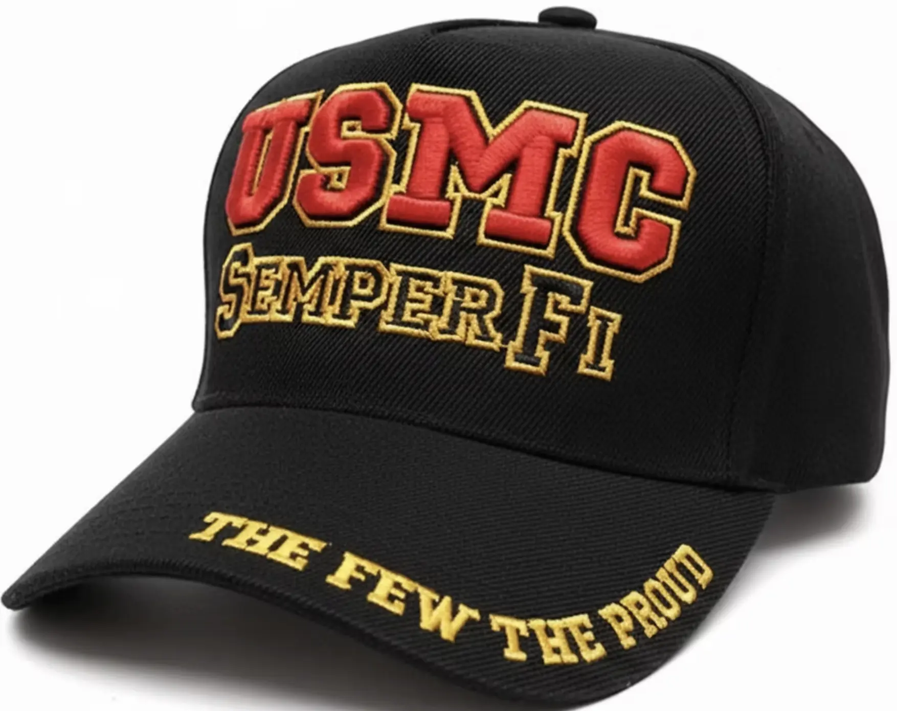 USMC Semper FI Black Cap 0041