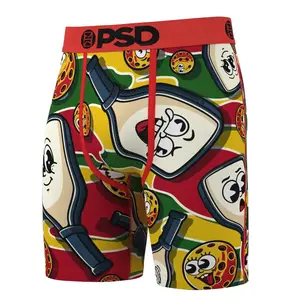 PSD Mens Pickle Madness Pickleball Boxer Brief - Standard Length 7 Inch Inseam, Soft and Breathable Poly Blend Fabric