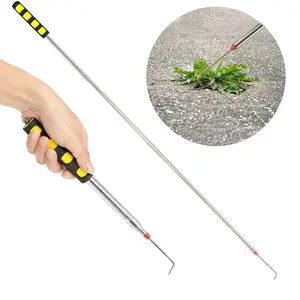 Gap Weeder, Handheld Weeder Tool That Works Without Bending, Garden Maintenance Tool, Durable Rustproof Weeder Tool for Cleaning Garden Pavement Gaps, Removing Moss And Weeds