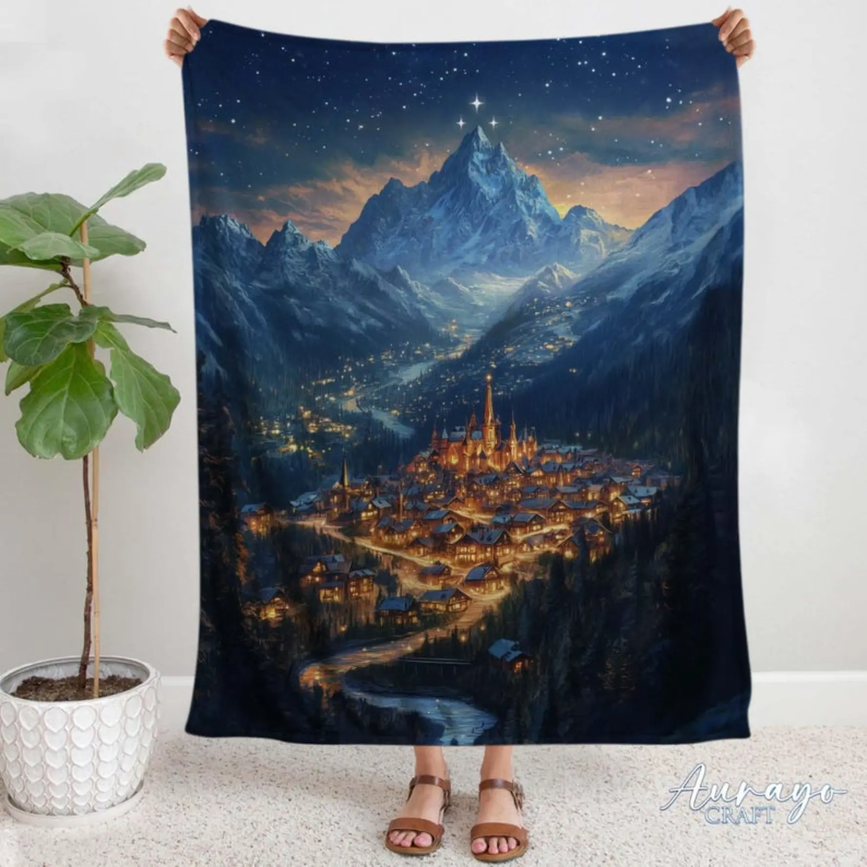 Night Court Blanket, Fantasy Book Reader Gift, Night Court Readers Blanket, Book Lover Gift, Bookish Gift, Gift for Book Lovers,Library Gift,Christmas Gift