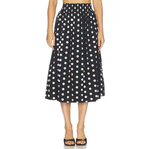 Juillet Liv Skirt in Polka Dot Noir