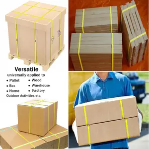 Packaging Banding Strapping Kit Tensioner Tool Sealer, Pallet Strapping Kit, 1/2" Wide x 4000" Length Poly Strapping Kit, Banding Tools for Packing Strapping