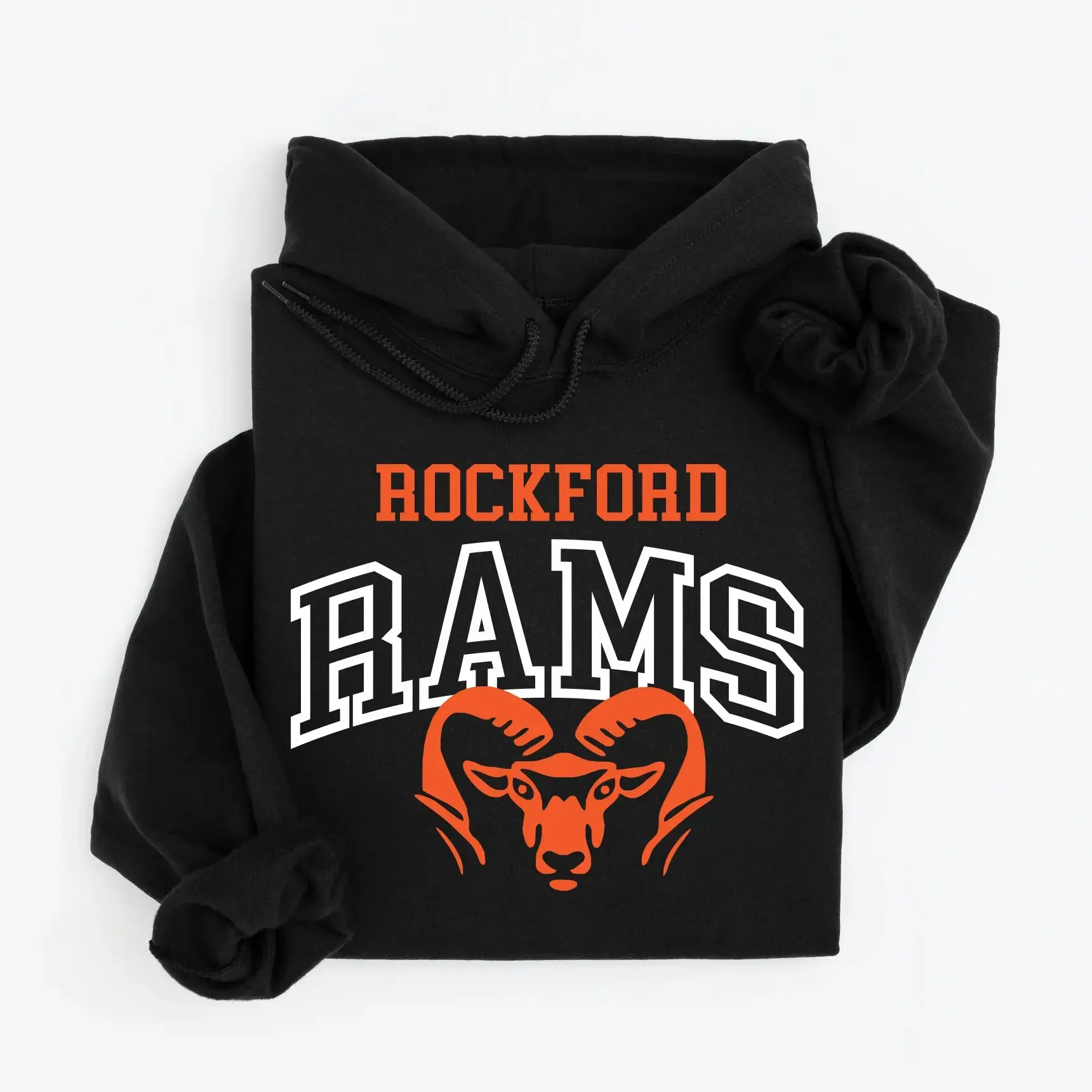 RAMS • Black Hoodie